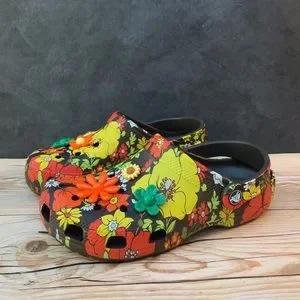 CROCS Shoes Crocs Classic Retro Floral Clog Poshmark